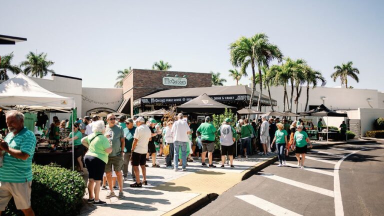 Community gathering at McGregor’s Public House in Fort Myers, Florida