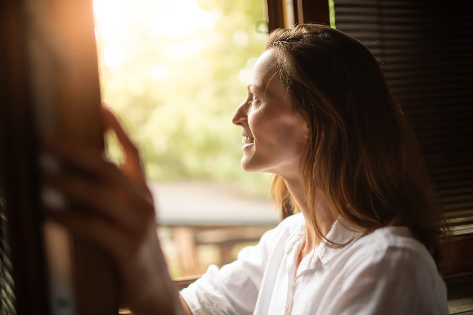 Real estate agent taking a quiet moment to process stress and reflect on the demands of the career