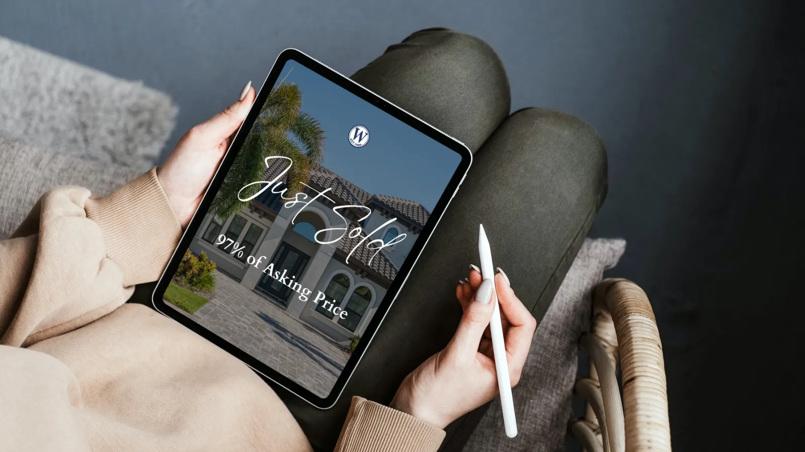 Sale to list price ratio example showing a home sold at 97 percent of asking price in real estate